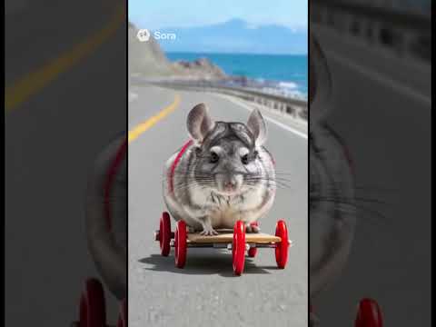 チンチラVSアルファード#AI#チンチラ#アルファード#対決#おもしろ