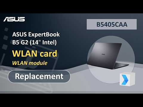 ASUS ExpertBook B5 G2 (14'' Intel) WLAN card Replacement | ASUS SUPPORT