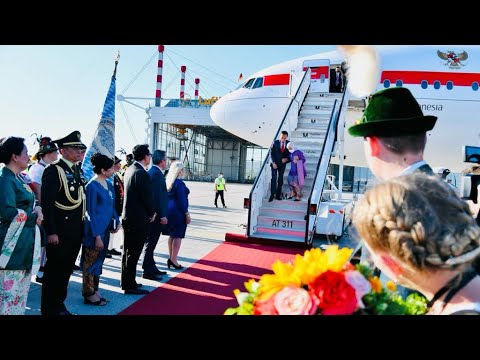 Presiden Jokowi dan Ibu Iriana beserta Rombongan Tiba di Munich, Jerman, 26 Juni 2022