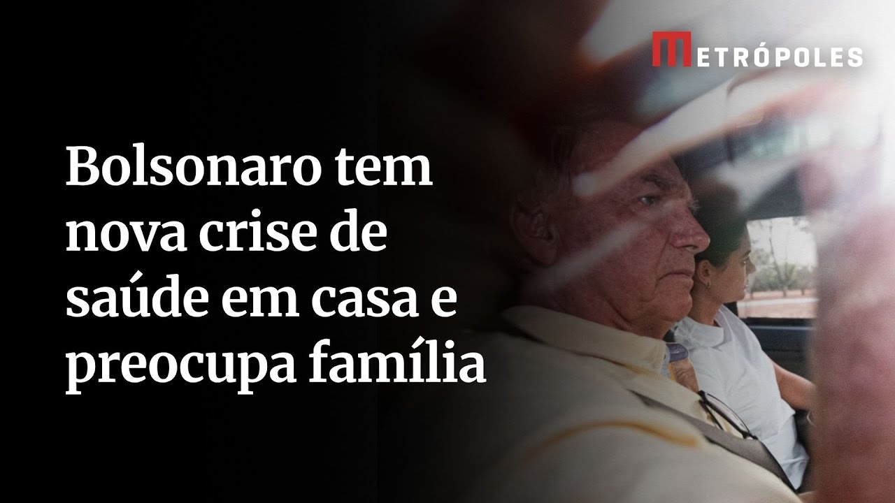 Bolsonaro tem crise de soluço e vômito família avalia ida a hospital
