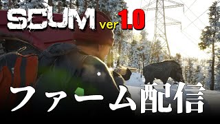 【 SCUM 1.0 】整理整頓と車の移動 /  動画用データの下準備 #live