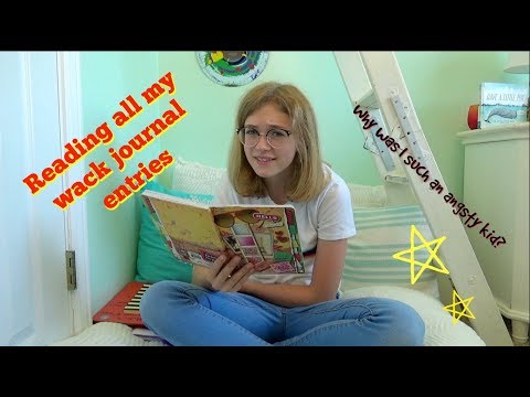 Reading all of my cringy old journals!!