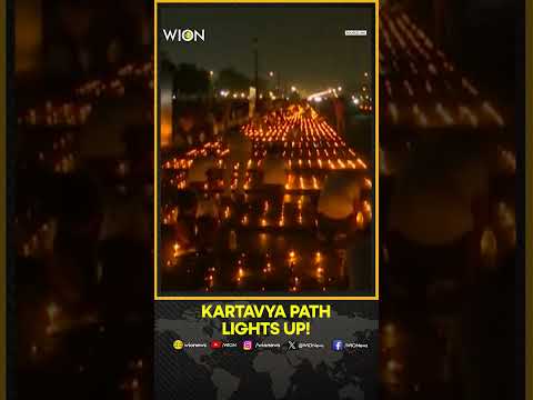 Delhi: Kartavya Path Illuminated With Diyas Ahead of Diwali | WION Shorts