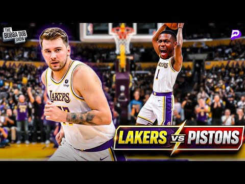 Los Angeles Lakers vs Detroit Pistons #nba