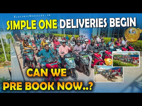 Simple One Electric Scooter Deliveries Begin... | Can We Pre-book Now? | Electric Vehicles India