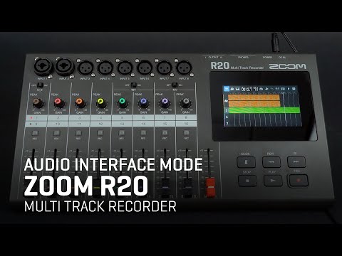 The Zoom R20 Multi Track Recorder - Audio Interface Mode