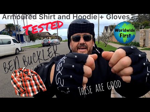 Armoured Shirt and Hoodie + Gloves - Ben Buckler Boards - Andrew Penman EBoard Reviews - Vlog No.194