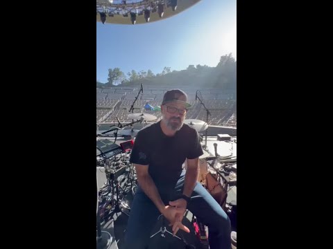 Jason McGerr rig rundown at the Hollywood Bowl #deathcabforcutie #jasonmcgerr