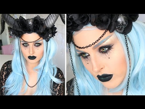 Dark Evil Fairy or Witch ♡ Glamorous Halloween Makeup - UCMpOz2KEfkSdd5JeIJh_fxw