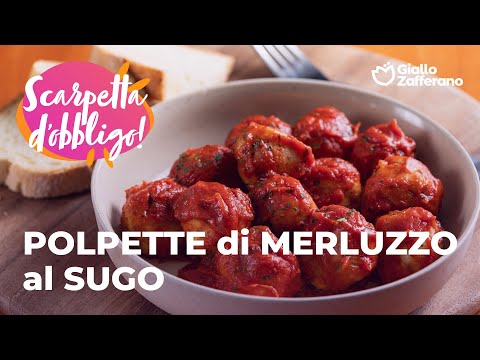 POLPETTE di MERLUZZO al SUGO - MORBIDE e SAPORITE!🍅🌊🐟