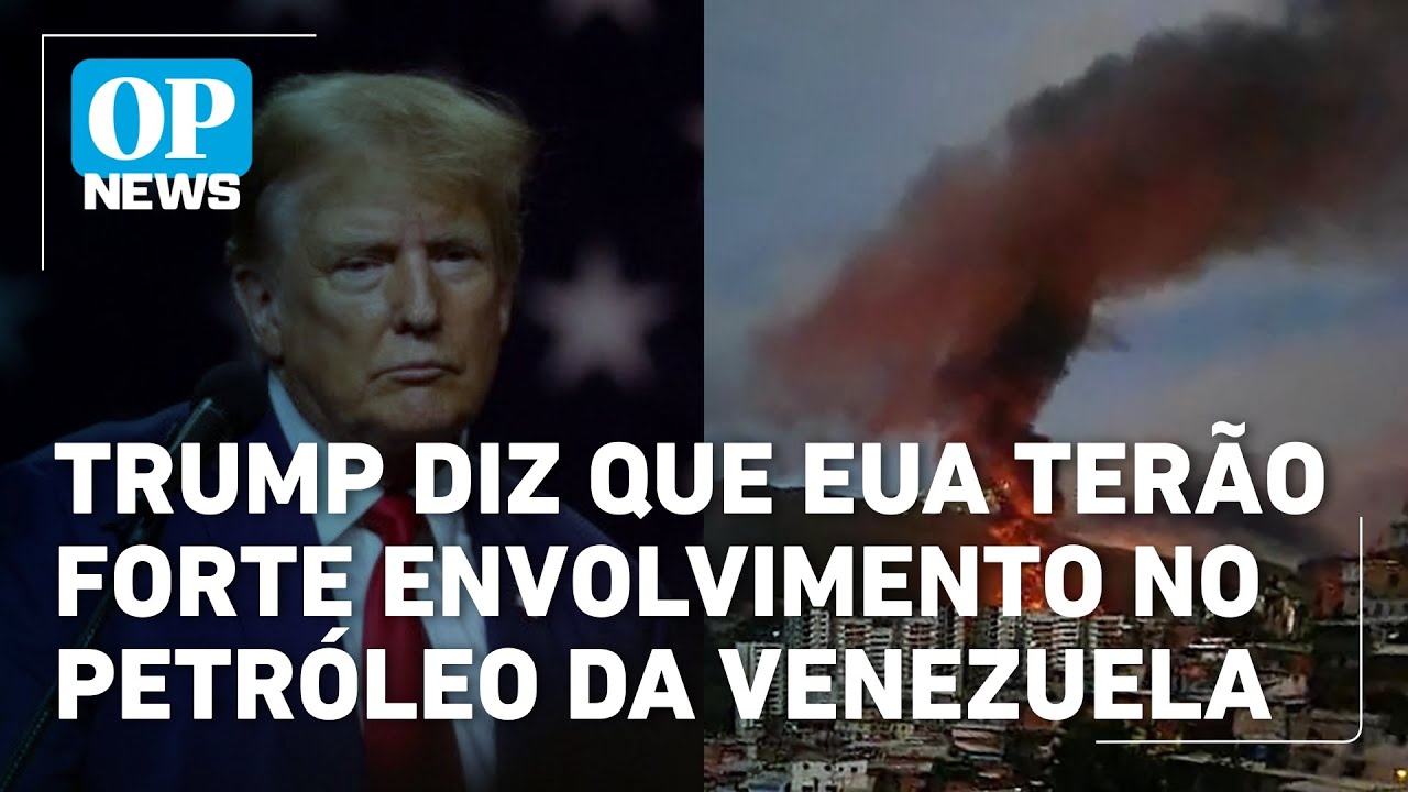 Trump diz que EUA terão forte envolvimento no petróleo da Venezuela
