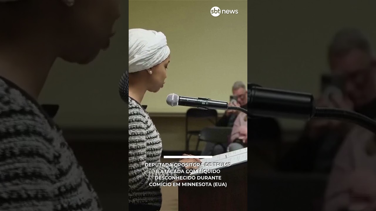 MundoVÍDEO: Deputada opositora de Trump é atacada com líquido durante comício em Minnesota