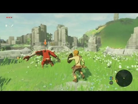 The Legend of Zelda: Breath of the Wild Combat Gameplay - E3 2016 - UCKy1dAqELo0zrOtPkf0eTMw