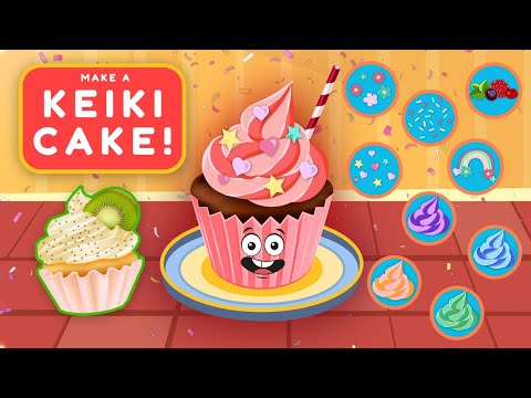 Make Delicious Keiki Cupcakes | Decorate Cupcakes | Apps for Kids