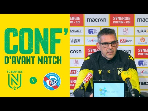 Jocelyn Gourvennec avant FC Nantes - RC Strasbourg