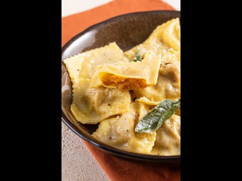 TORTELLI di ZUCCA con BURRO e SALVIA🧡🎃🍂 #adv