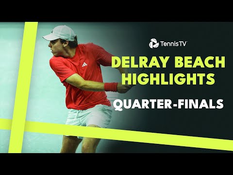 Fritz Battles Davidovich Fokina ; Arnaldi & Michelsen Feature | Delray 2025 Quarter-Final Highlights