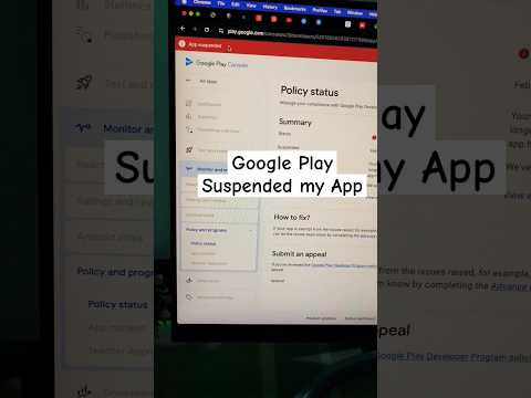 Google Play Suspended my Flutter App