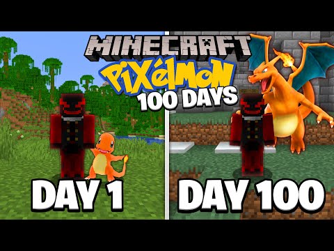 I Played Minecraft Pixelmon For 100 Days...