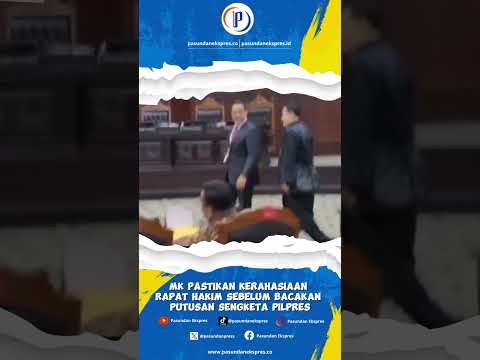 MK Pastikan Kerahasiaan Rapat Hakim #shortvideo #viral #trending #pilpres2024