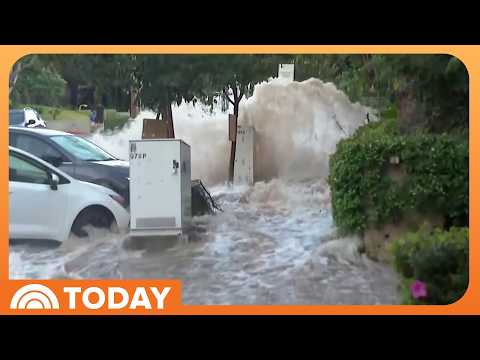 Hollywood Cleanup Begins After Century-Old Water Main Ruptures