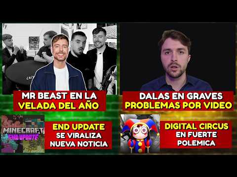 MR BEAST PELEA EN LA VELADA DEL AÑO | DALAS EN PROBLEMAS POR VIDEO | END UPDATE NOTICIA VIRAL