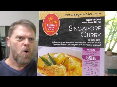 Cooking a Prima Taste Singapore Curry With Chicken - Greg's Kitchen