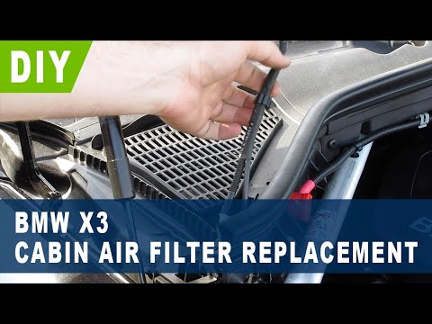 How do you replace the cabin filter of the BMW X3? - BMW X3 (F25, MK 2)