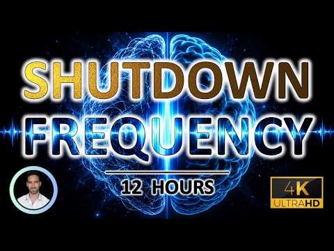 The Shutdown Frequency | Deep Sleep Sound to Switch Off an Overactive Mind | Vagus Nerve | 12 Hours