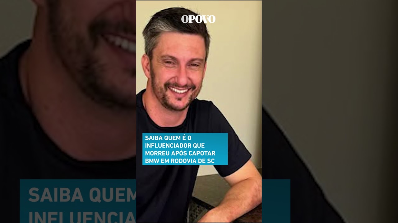 Saiba quem é o influenciador que morreu após capotar BMW em rodovia de Santa Catarina