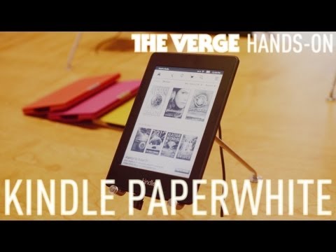 Amazon Kindle Paperwhite hands-on - UCddiUEpeqJcYeBxX1IVBKvQ