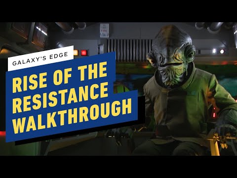 Star Wars: Rise of the Resistance Disney World Ride Queue Walkthrough - UCKy1dAqELo0zrOtPkf0eTMw