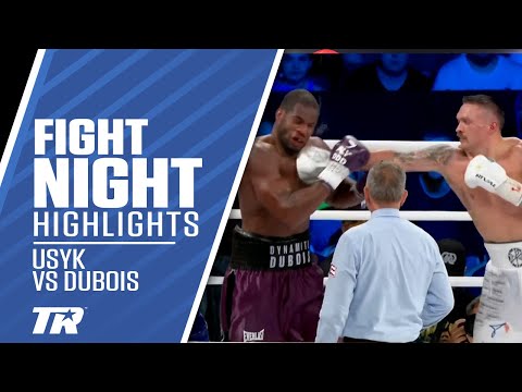 All the angles of oleksandr usyk knockout victory of dubois to keep heavyweight belts | highlights