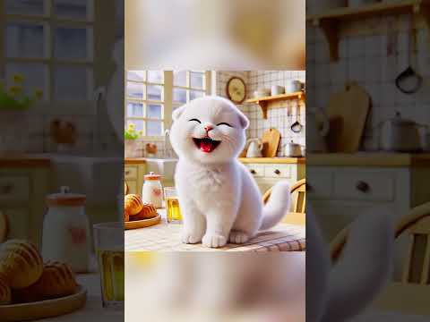 The cat 🐱couldn't help but laugh when it saw the colorful gummy squirrel 🐿️ #viral #cat