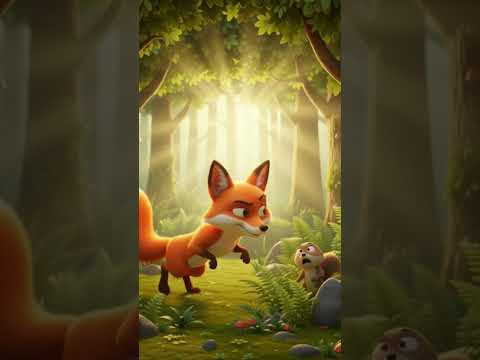 🦊The Clever Fox’s End  | चालाक लोमड़ी का अंत  | #ai #shorts #shortvideo #shortsfeed #anime #animals