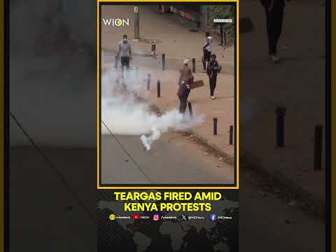 Kenya Protests: Tear Gas Fired as Protesters Block Streets in Nairobi | WION Shorts
