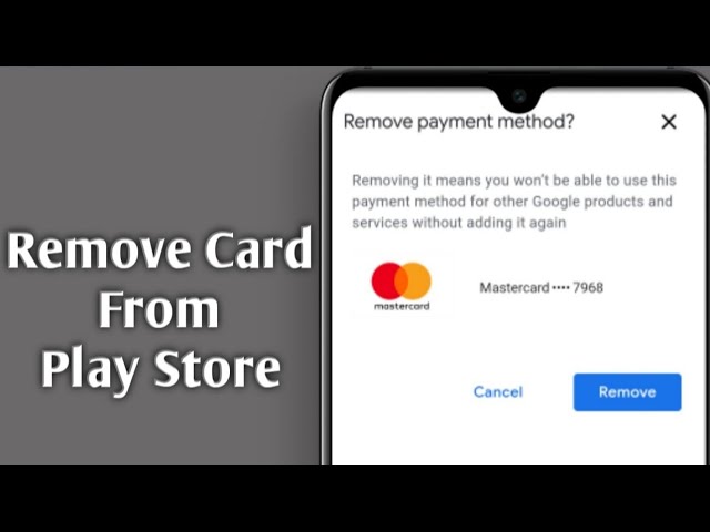 How to Remove a Credit Card from Google Play