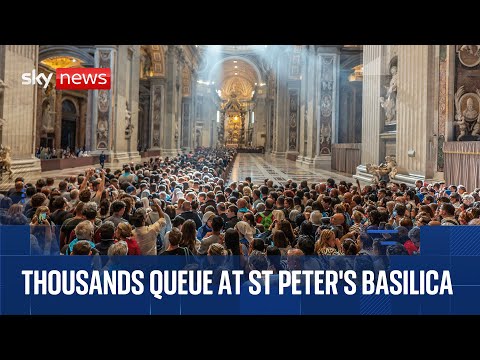 Watch live from Vatican City as Pope Francis lies in state
