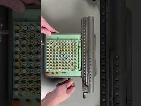 Click to view video 1920s Monroe Model LX 160 manual mechanical calculator #retro #classiccomputer
