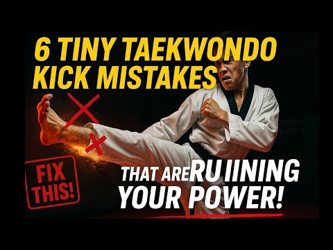 6 Tiny Taekwondo Kick Mistakes That Are RUINING Your Power!