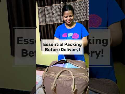 What’s in My Hospital Bag for Baby? 🤰👜 Essential Packing Before Delivery!