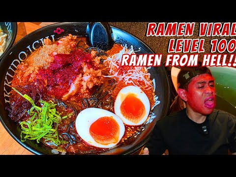 MAKAN CABE RAWIT LEVEL 100  PAKE TOPPING MIE RAMEN!!