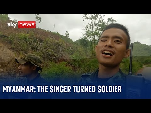 The singer turned soldier in Myanmar’s hidden war