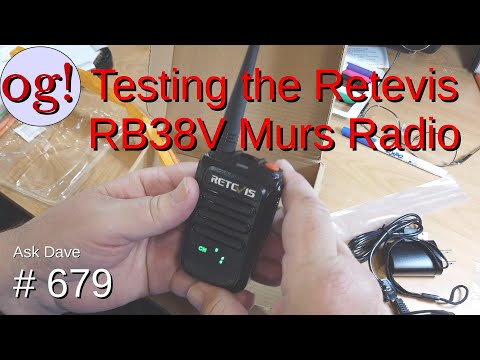Testing the Retevis RB38V Murs Radio (#679)