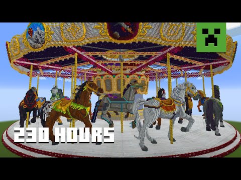 Building a Massive Carousel in Minecraft!