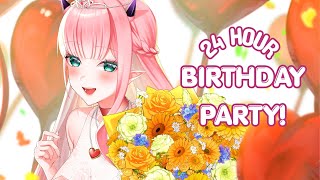 [24HRS WITH DEMON?!] ♡ It's my birfday and i'll (habbi) cry if i wanna