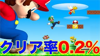 バネを使う激ムズコースがむずすぎる　【マリオメーカー】
