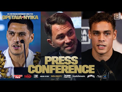 Jai Opetaia Vs David Nyika Final Press Conference With Eddie Hearn