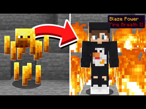 Mobs Gives Super Power | ماين كرافت: اي وحش اقتله اخذ ميزاته🔥!!(ميزات خورافية)🔥😱!!؟