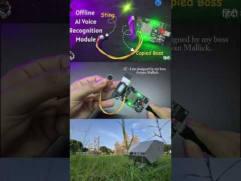 Custom made VC02 voice recognition module #aithinker #vc02 #vc02module #voicerecognition #diy #pcb